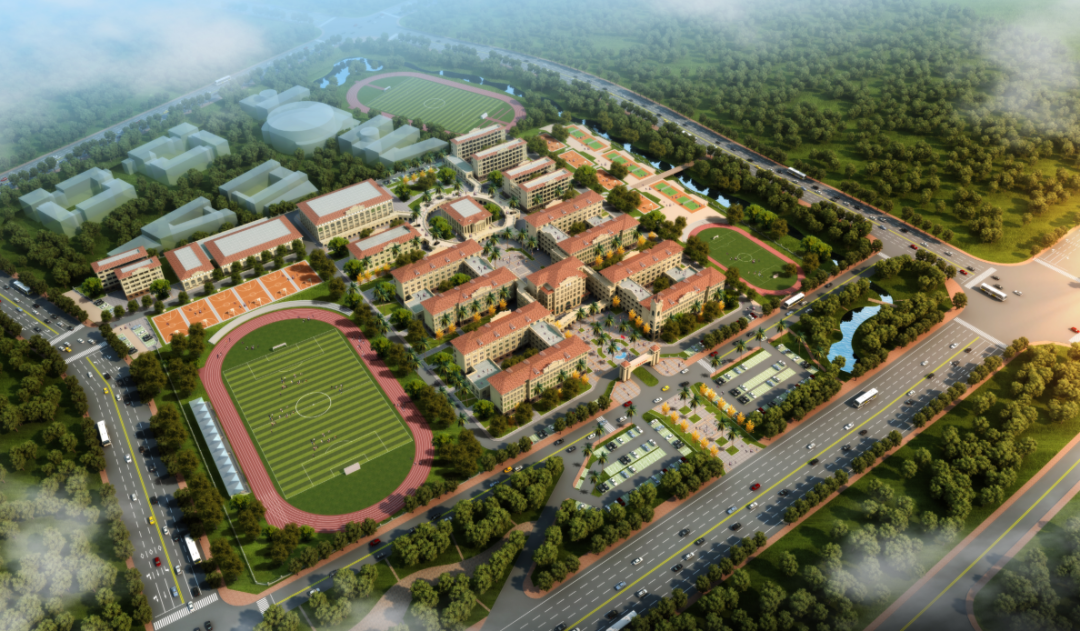 清华附中文昌学校 | 南洋风格融合生态景观的校园设计-6