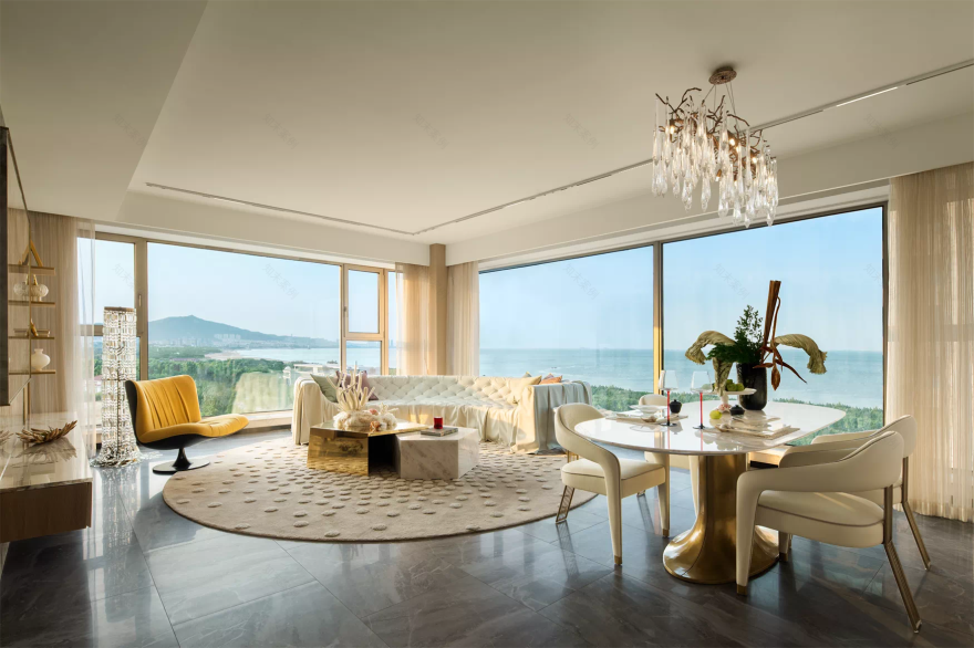 万科天琴湾 150 户型样板间丨萨尔瓦多滨海丨元禾大千(软装),HBA(硬装)-5