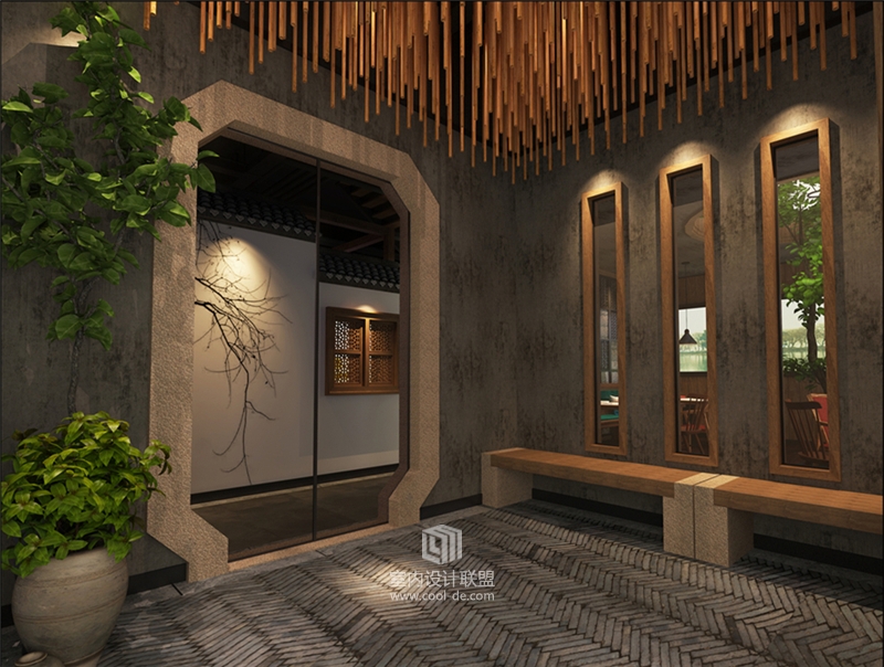 杭州品尚设计-西宁绿茶餐厅设计-6