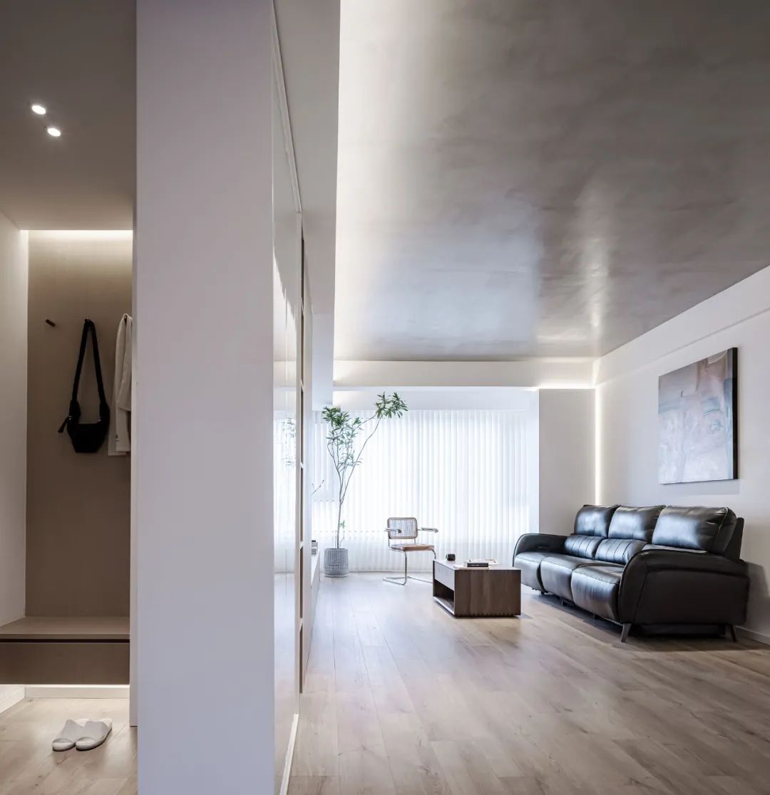 水泥漆+原木，感受极简的温度 | 吾索设计-6