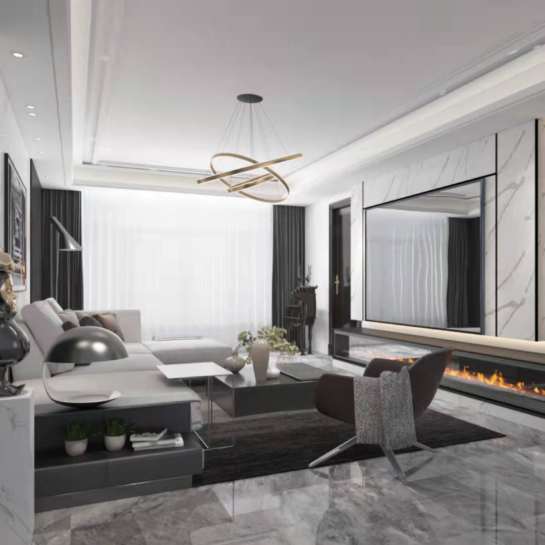 现代轻奢简约风效果图-0