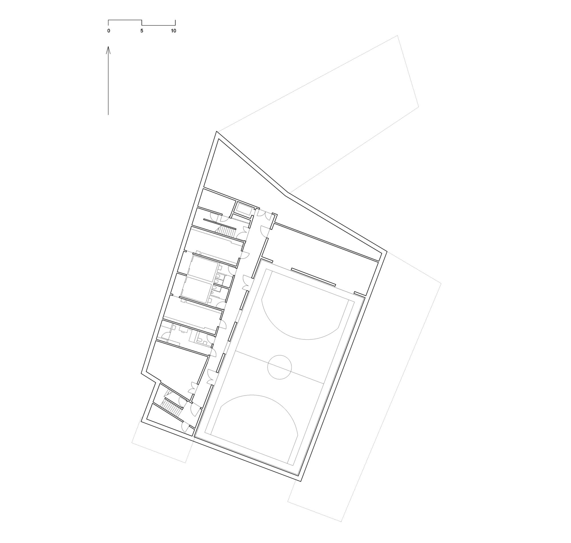 NiederwangenRied 学校和运动场丨瑞士丨BüningPfaue Kartmann Architekten-47