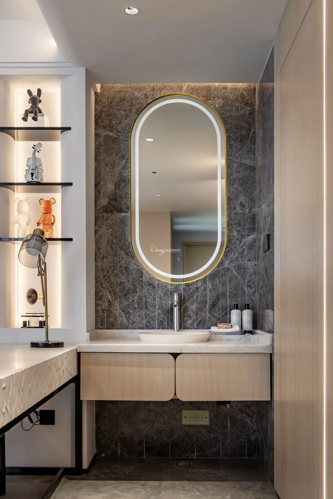 昆明玺珑湾现代轻奢样板房丨中国昆明丨紫苹果国际设计-77