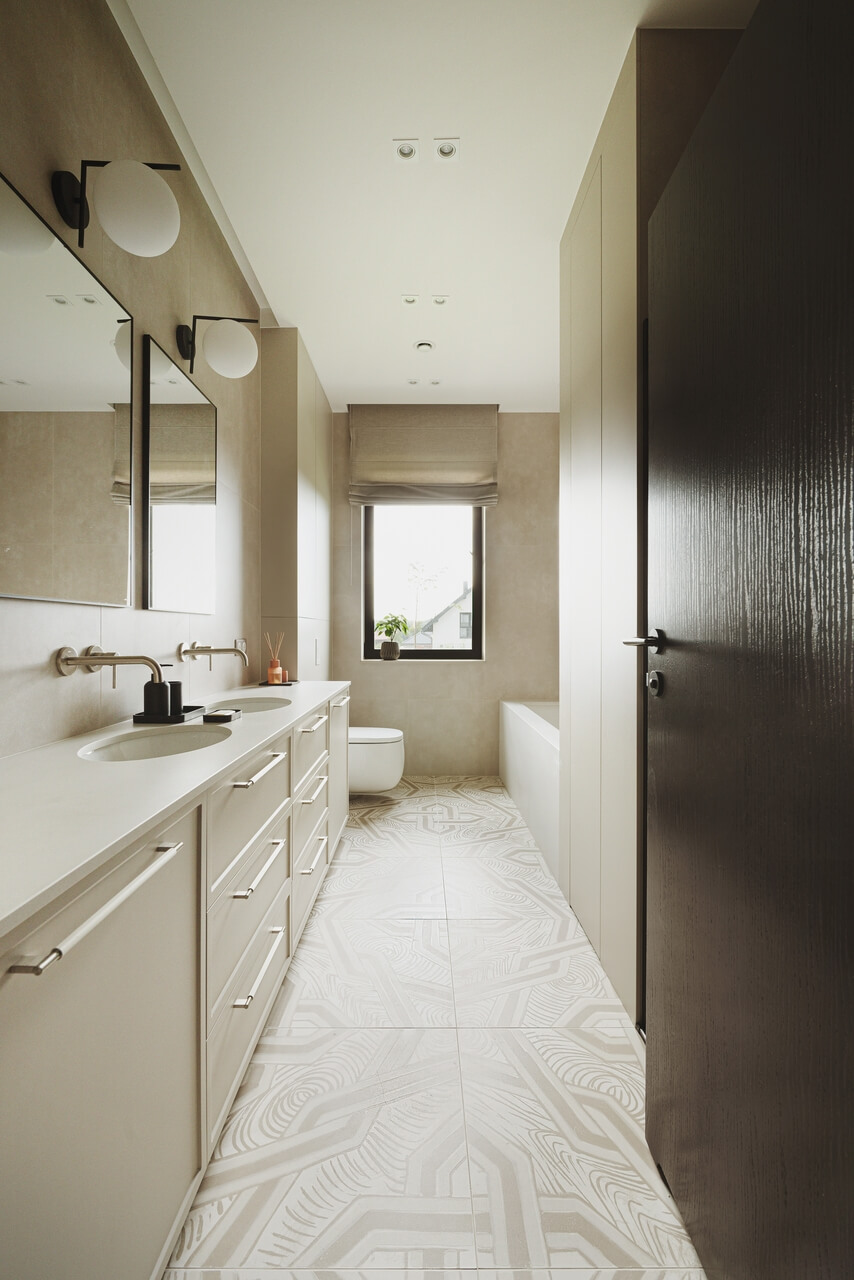 220-metrowe wnętrze domu pod Łodzią - połączenie natury i designu - PLN Design-3