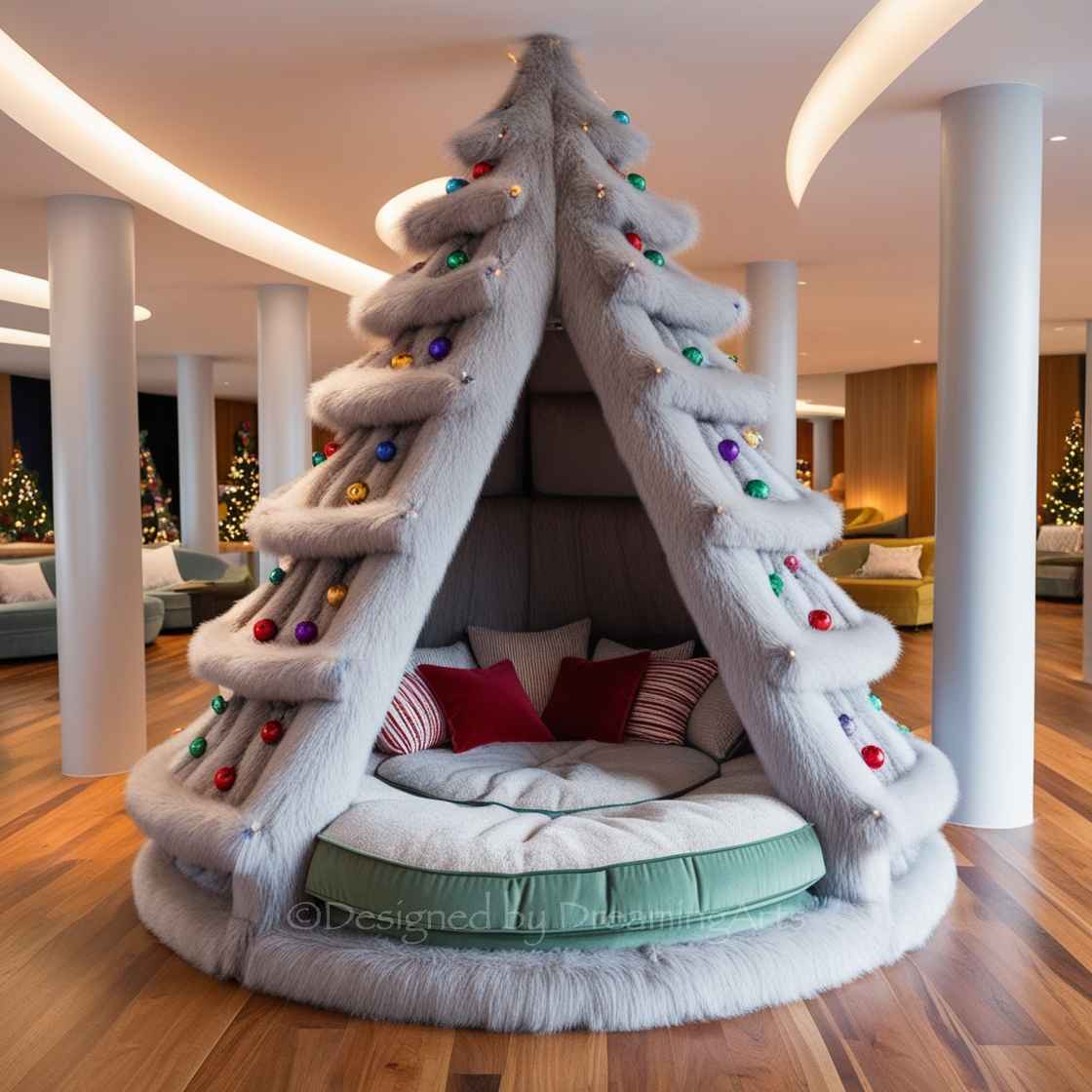 Christmas Tree Lounging Den（圣诞树休闲窝）丨FuturisticDecors-128