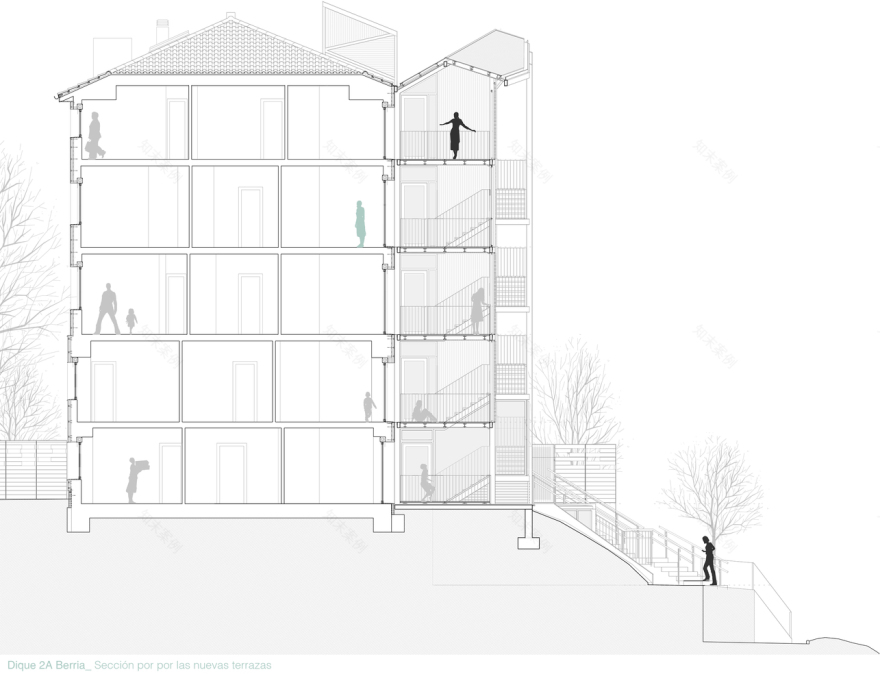 河滨重生 · 2A Dique 街老建筑翻新丨西班牙丨Behark-51