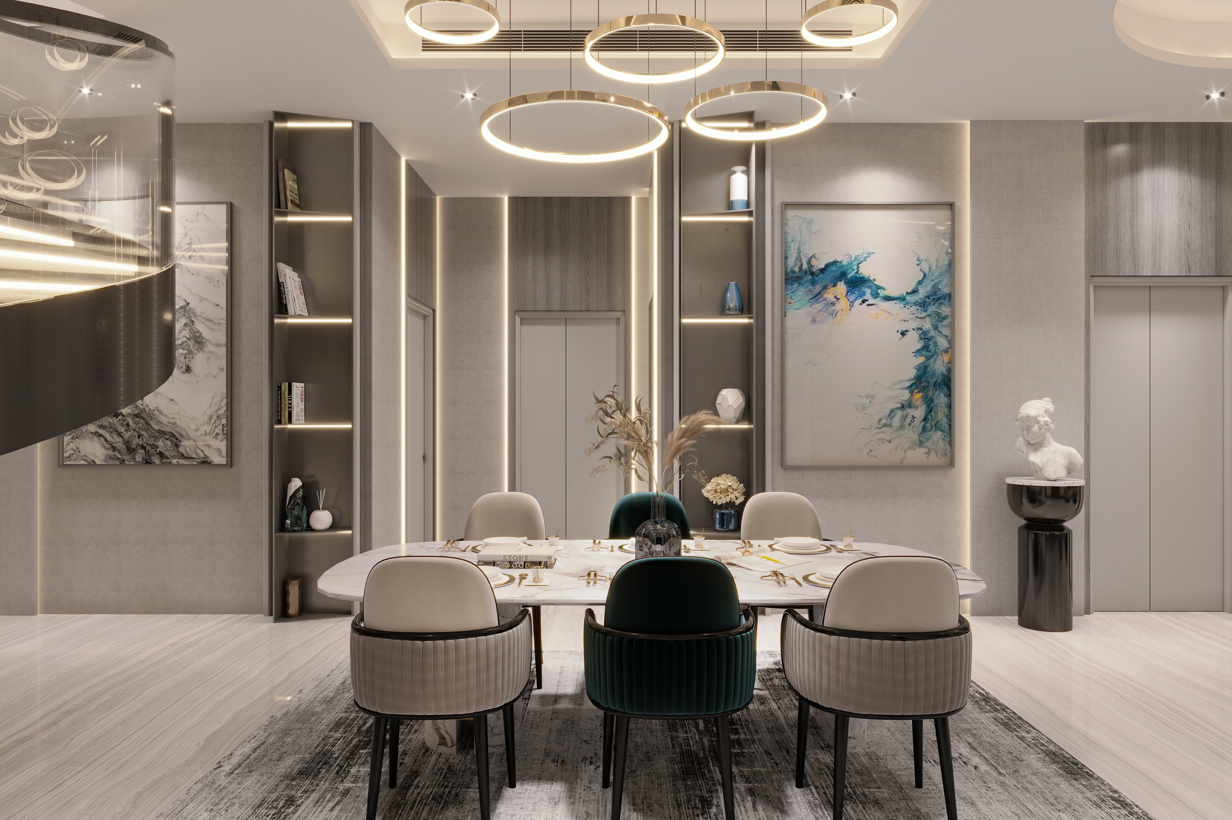 modern - luxury living7dining area design-4