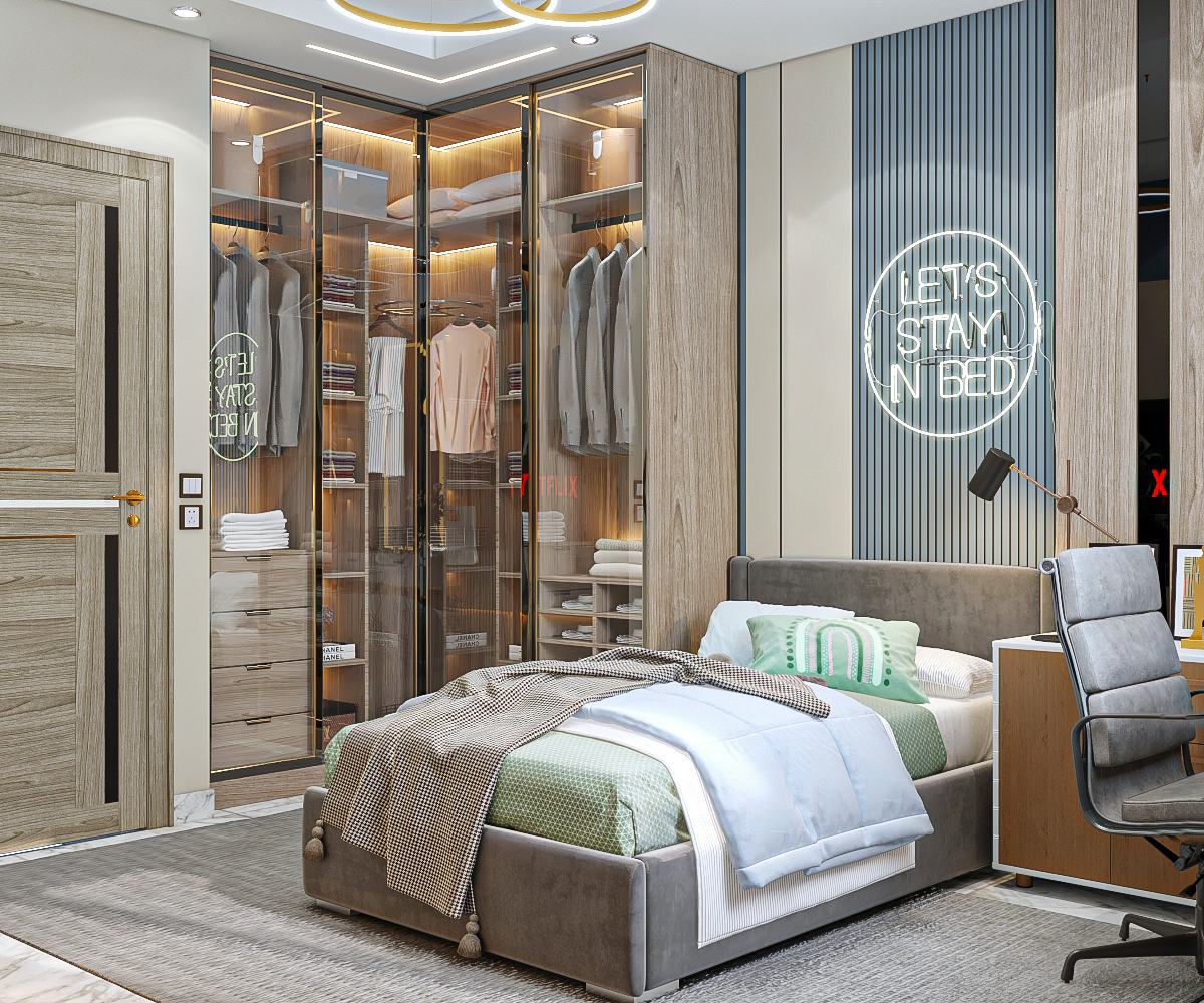 现代男孩房间丨ASMAA SAMIR-10