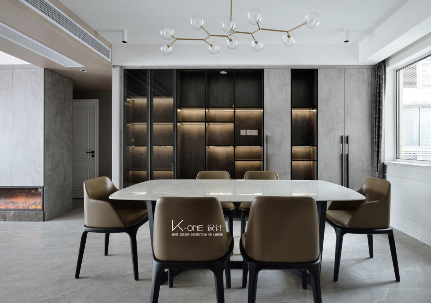 简约水泥灰,打造 152 平米现代精致生活空间-20