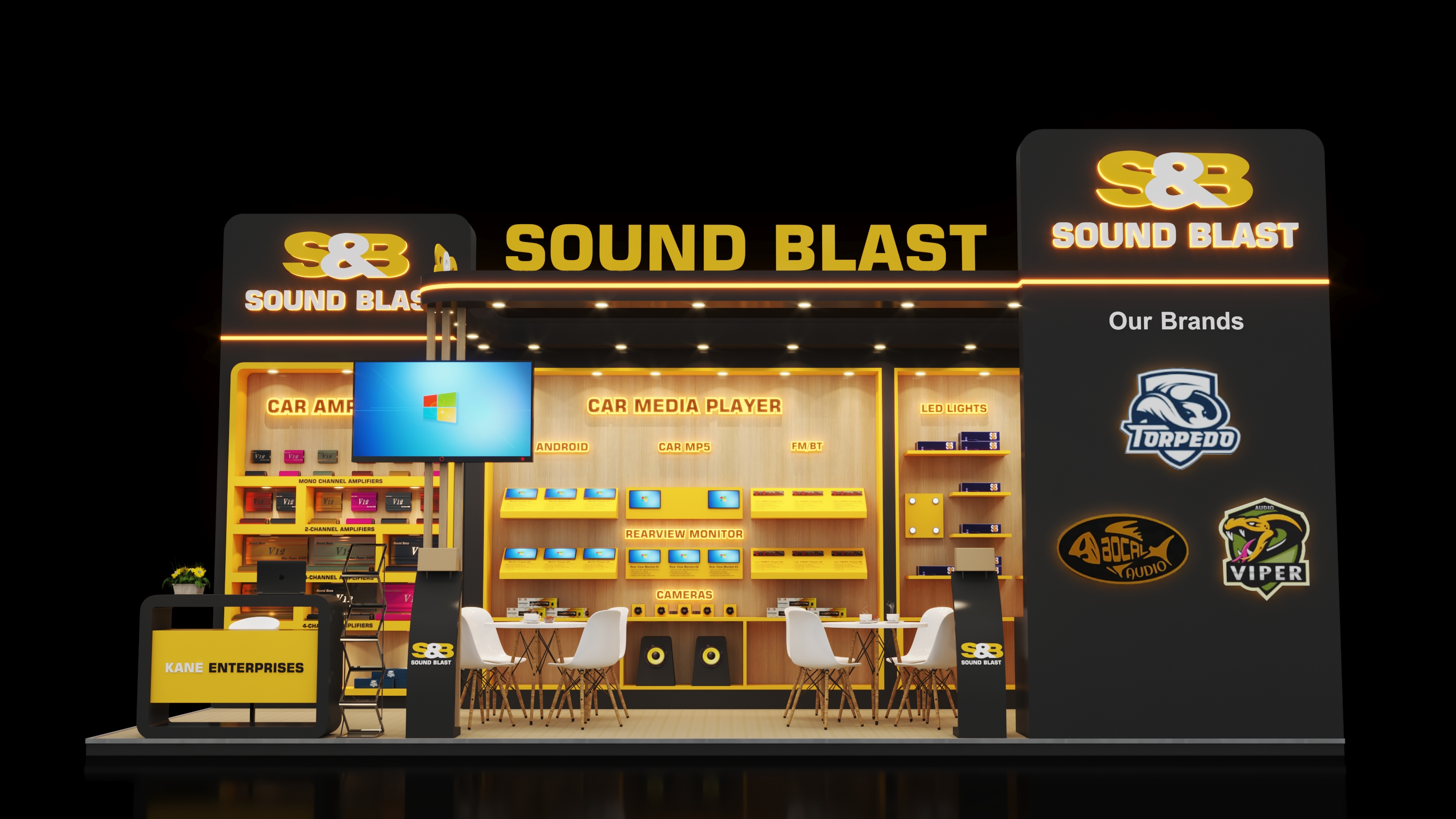 S&B Sound Blast 汽车展摊位设计-8