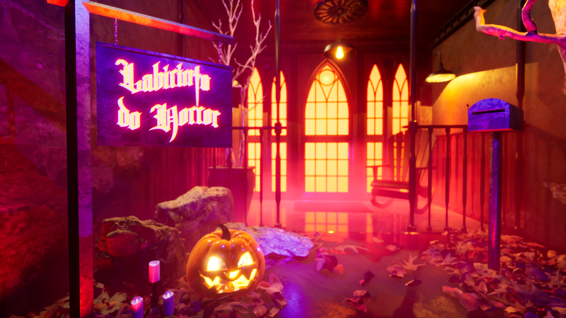 Cenografia - Labirinto do Horror Pt. 1-1