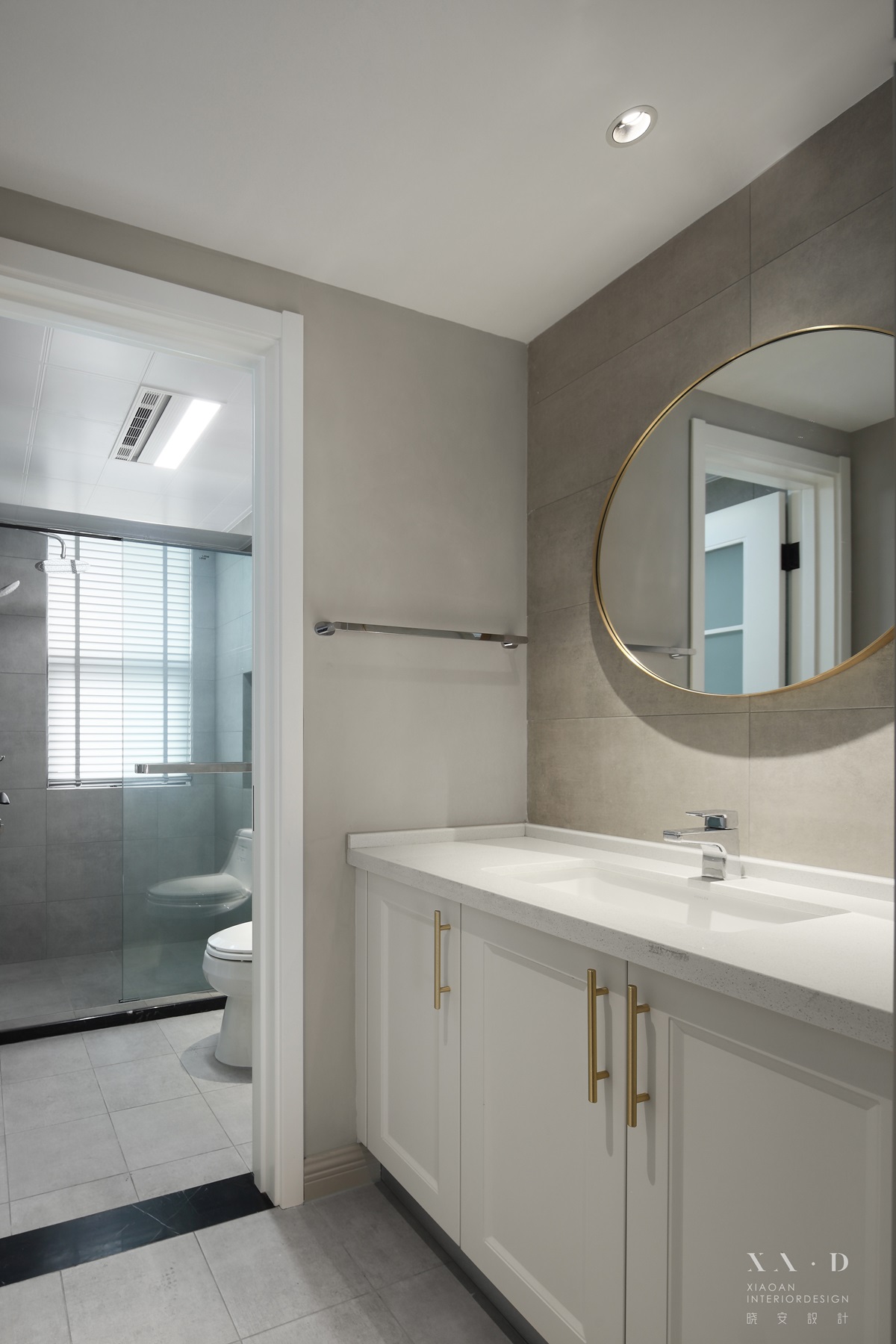 晓安设计 · 虞夏浅梦,融于质感的灰调美式-42