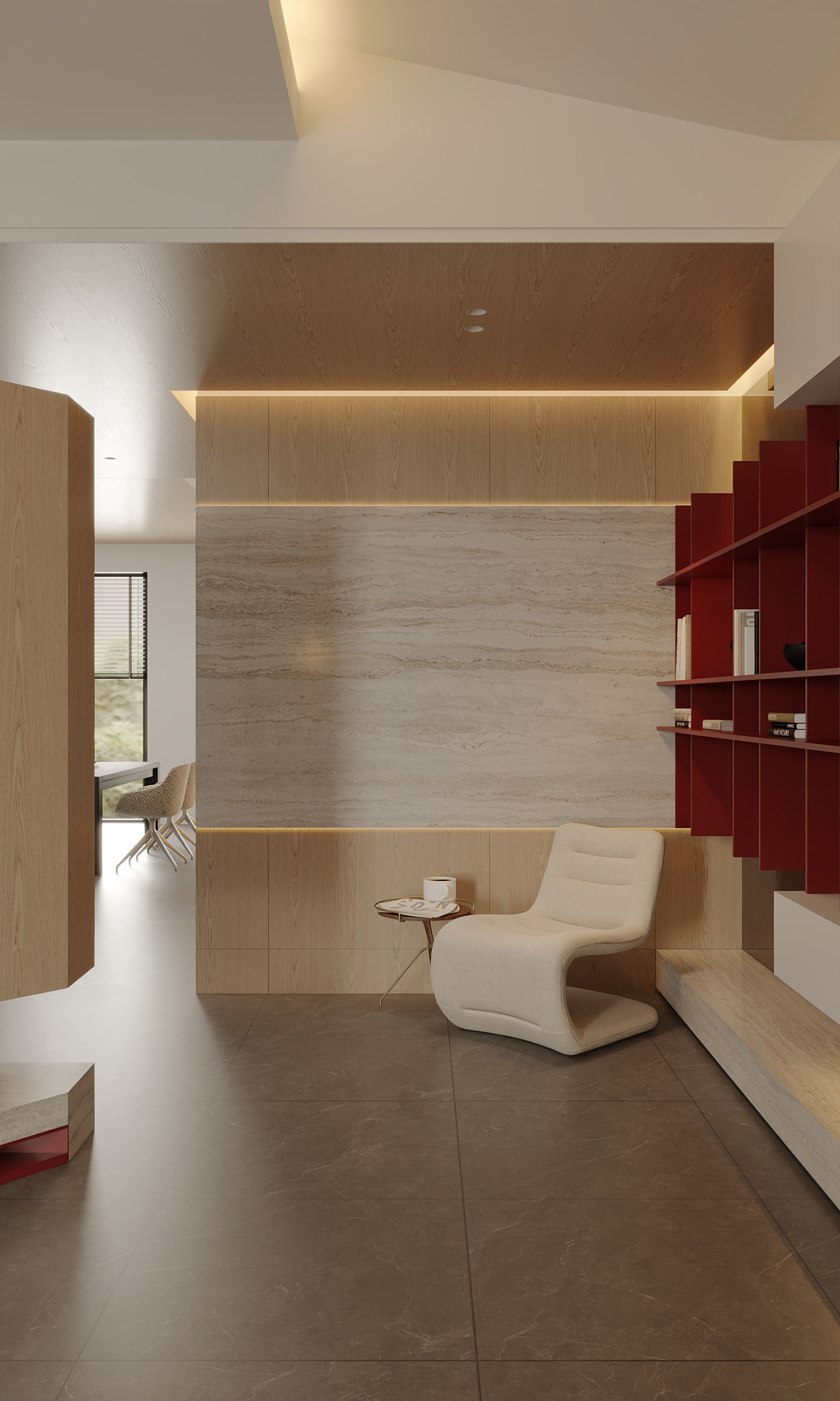 Full 3dsMax Vip Livingroom And Kitchen Scene-11