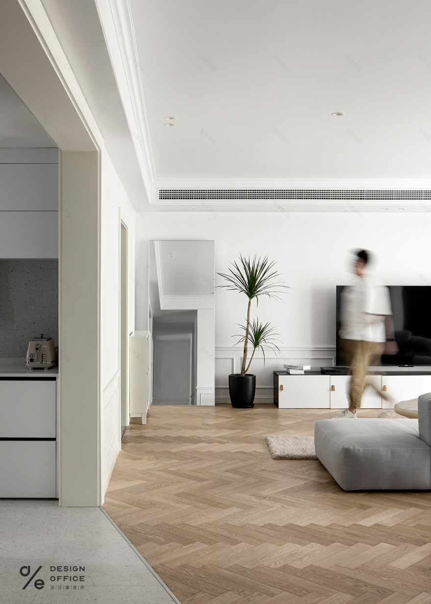 170㎡混搭法式风住宅设计丨DE 设计事务所-1