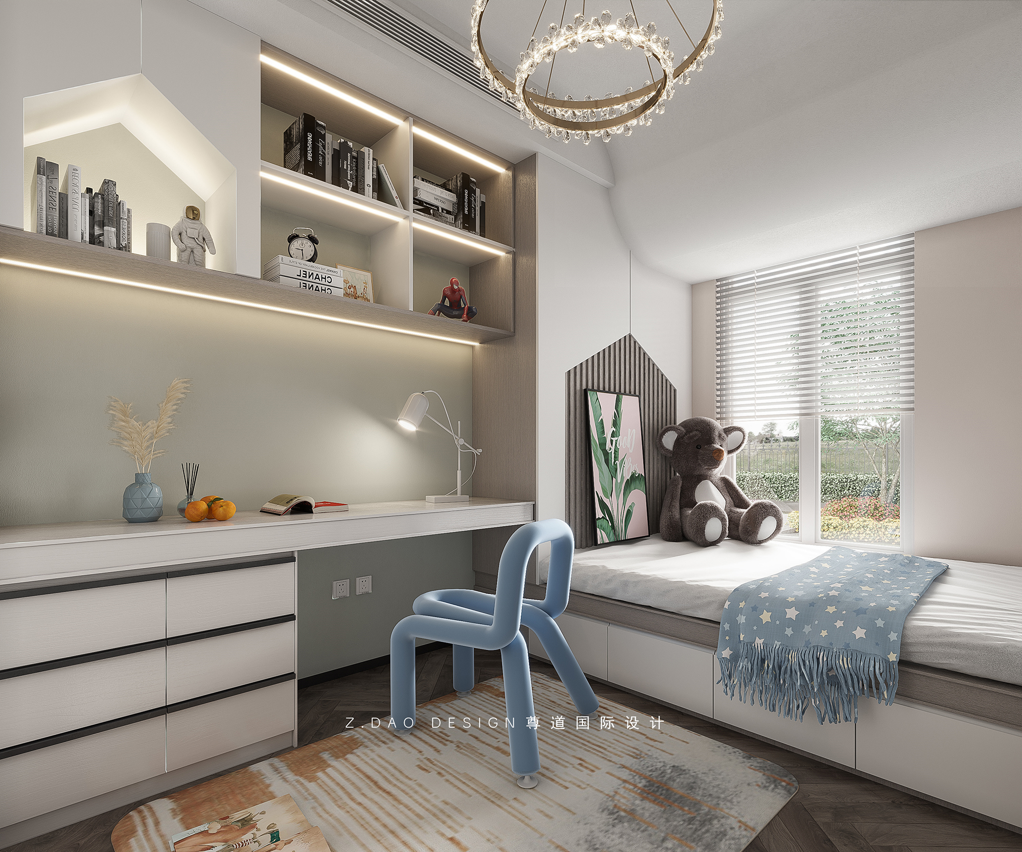 《栖隅》碧桂园现代简约风大平层设计丨合肥尊道国际设计-15