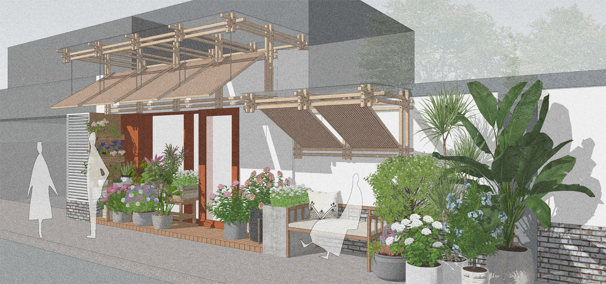 Li Eaves 花植店丨中国南京丨Raw Architecure Studio-31