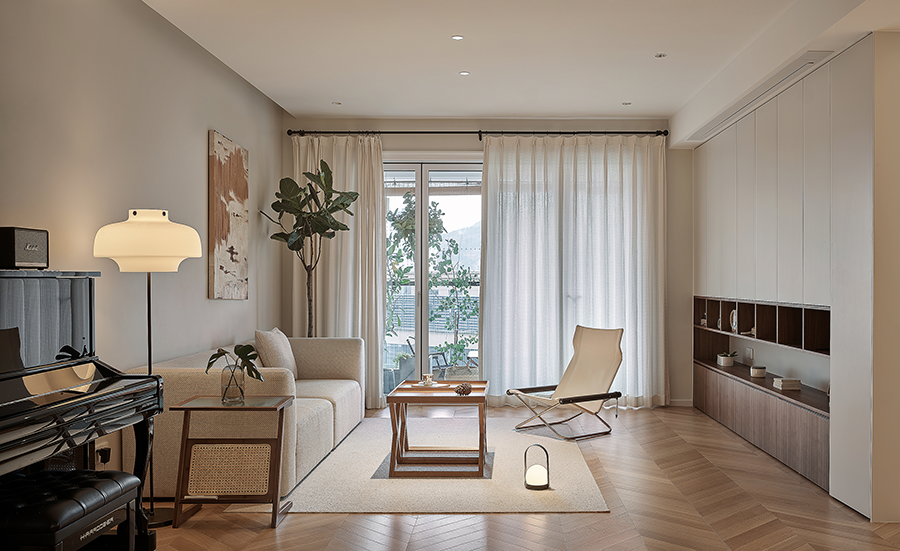 180㎡现代简约上跃， 敞开式设计的随性而居 | 与上设计-15