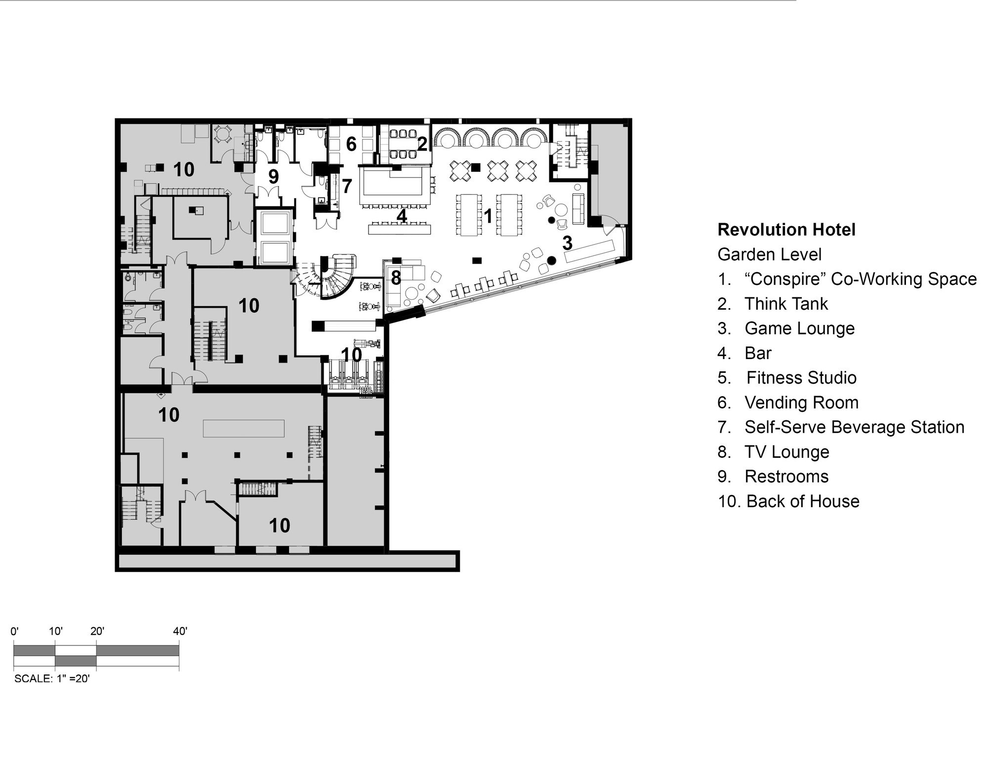 The Revolution Hotel / PCA / Prellwitz Chilinski Associates-44