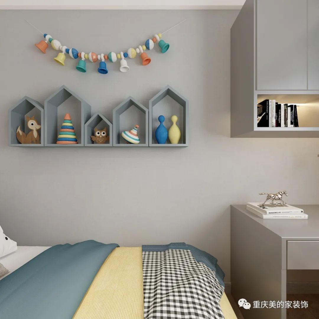 200㎡五口之家,现代简约轻奢生活-85