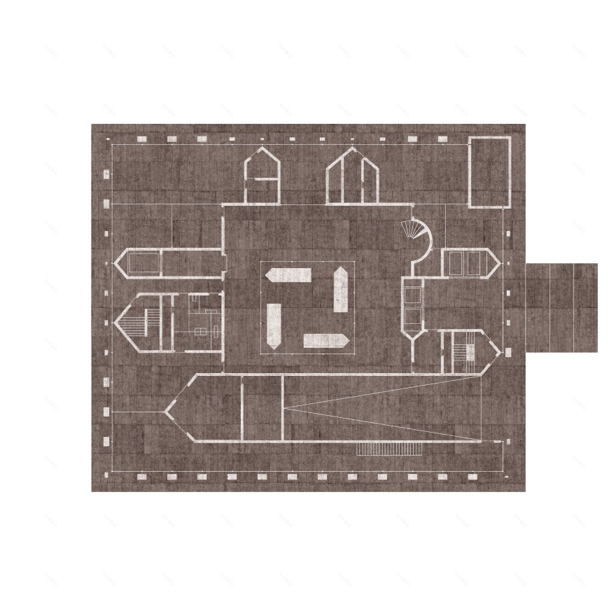 混凝土石板下的内向空间 | Valerio Olgiati 的巴洛伊保险办公大楼-18