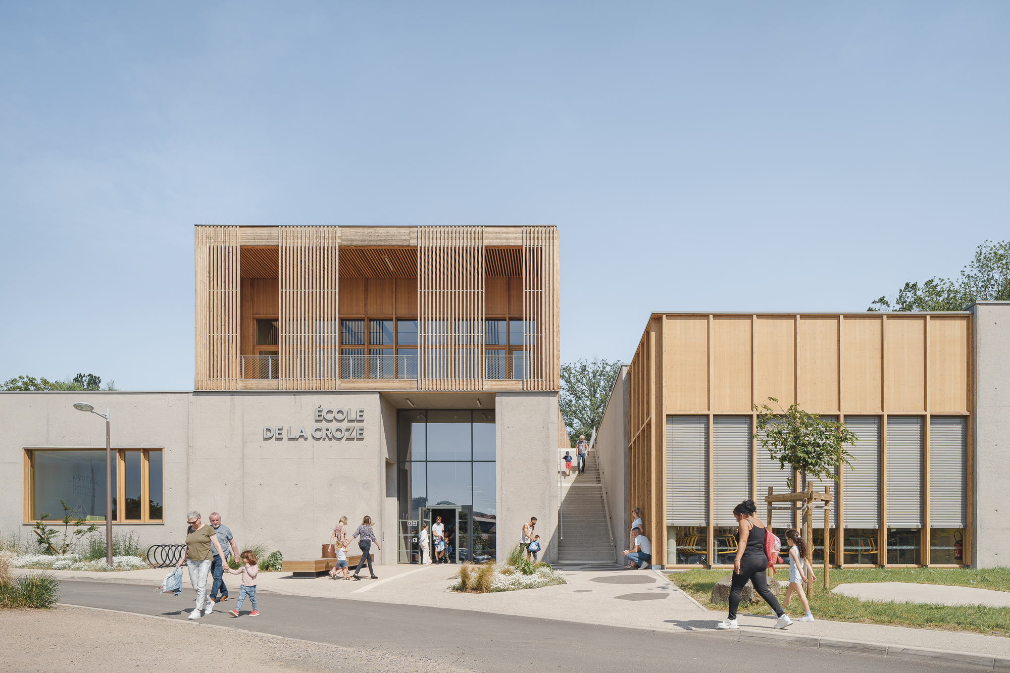 La Croze 学校丨法国丨rue royale architectes-27