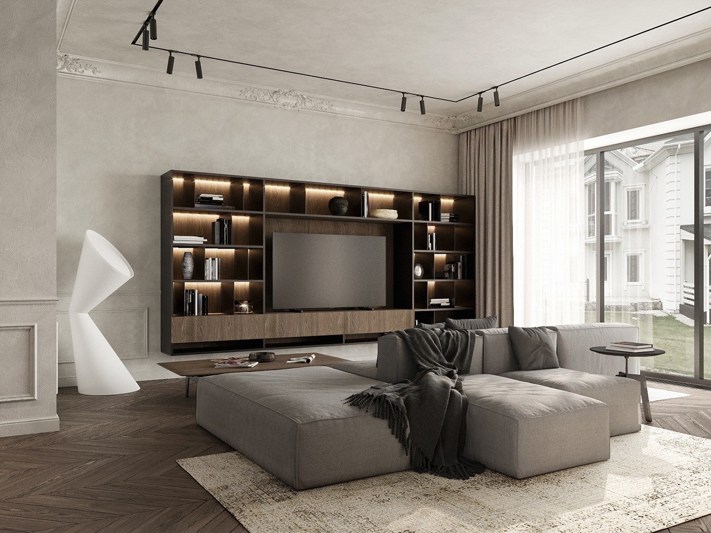 俄罗斯别墅设计 独特的质感、颜值满满-3