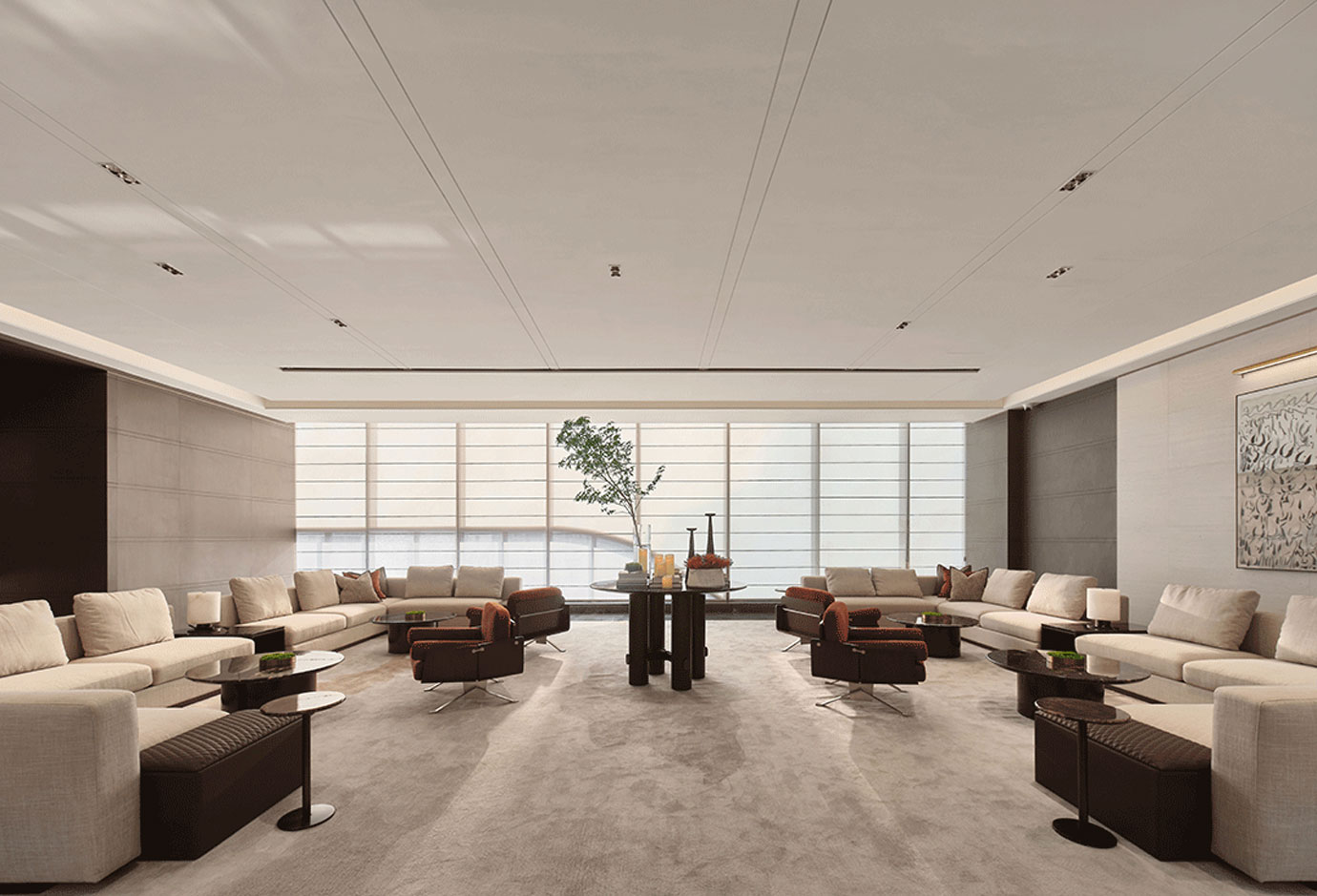 栖霞建设星叶栖悦湾展示中心丨中国南京丨硬装矩阵纵横,软装梵池设计-39