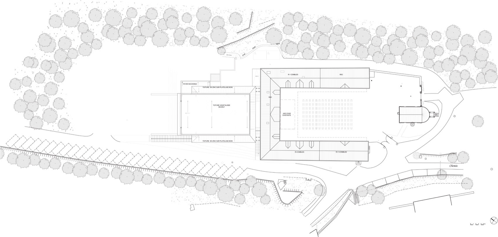 Châteaufort多功能厅丨法国丨Berellini Architecte,Leo Berellini等-47