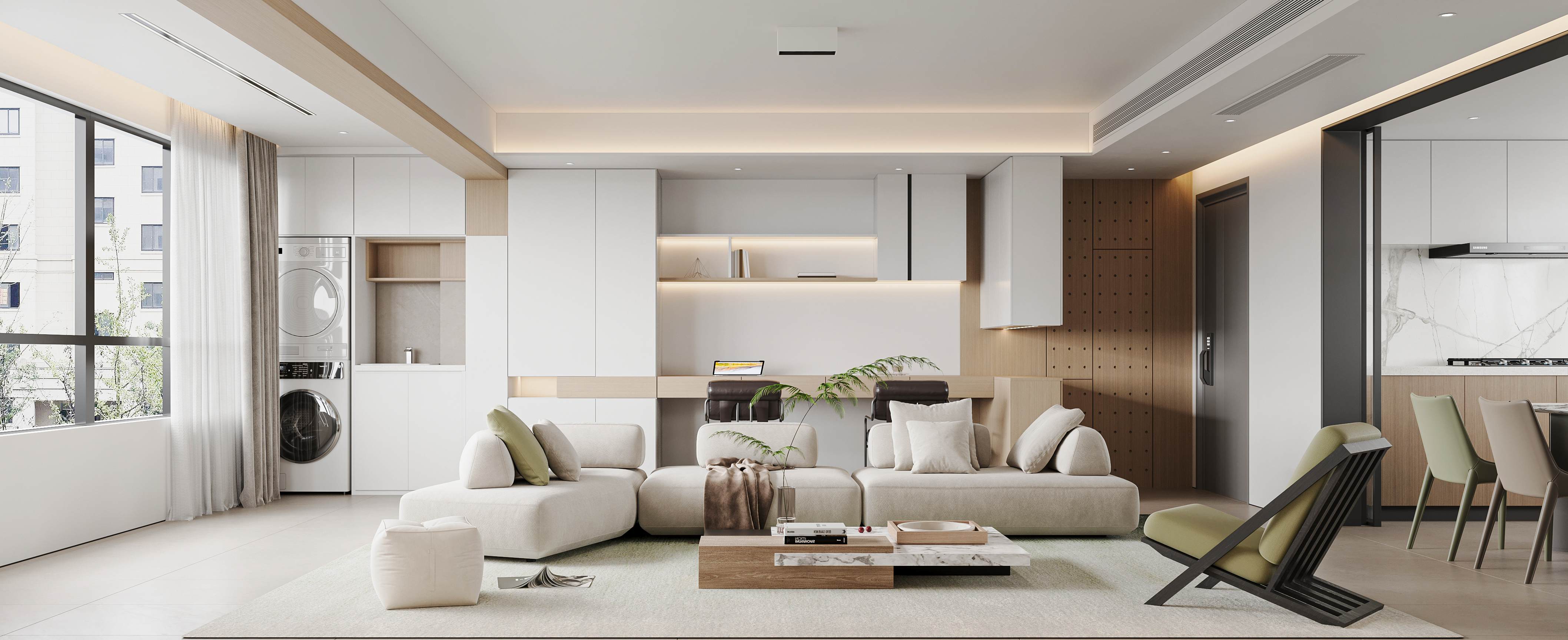 现代平层效果展示-0