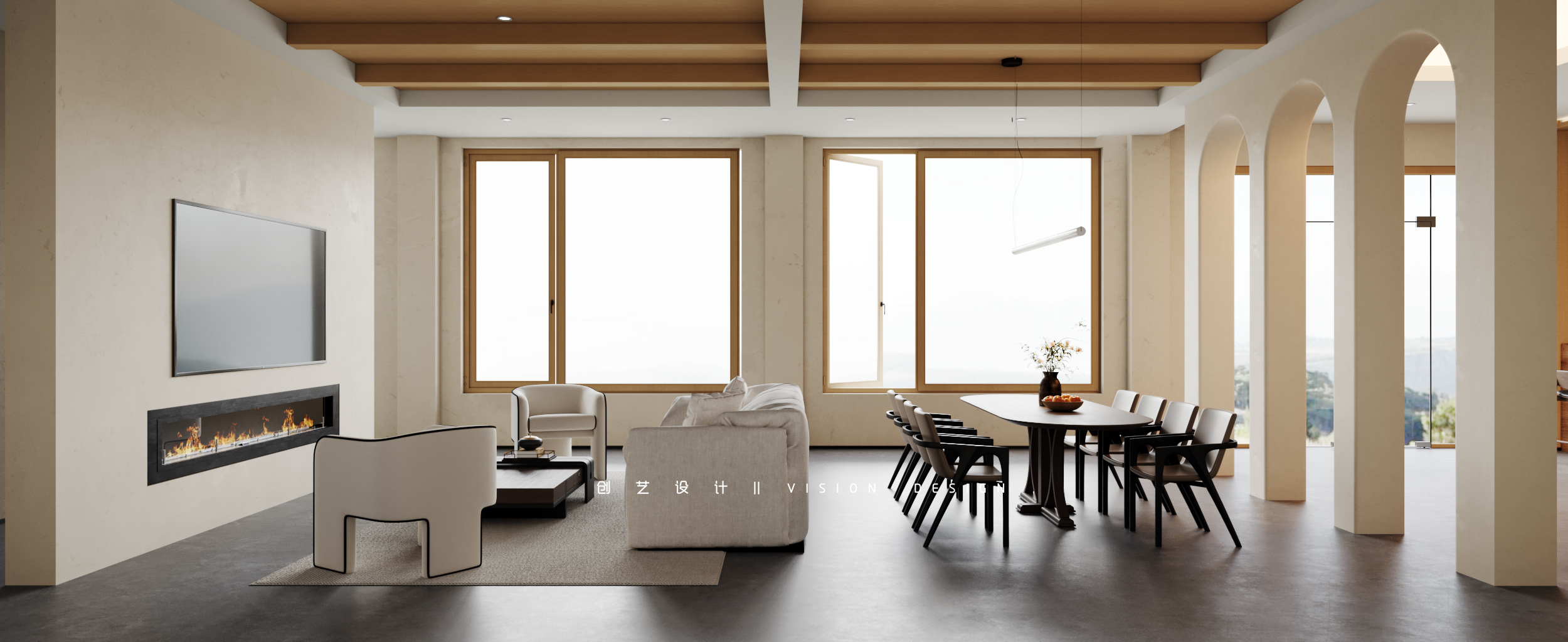 谷韵山乡/民宿酒店/3D效果图-1