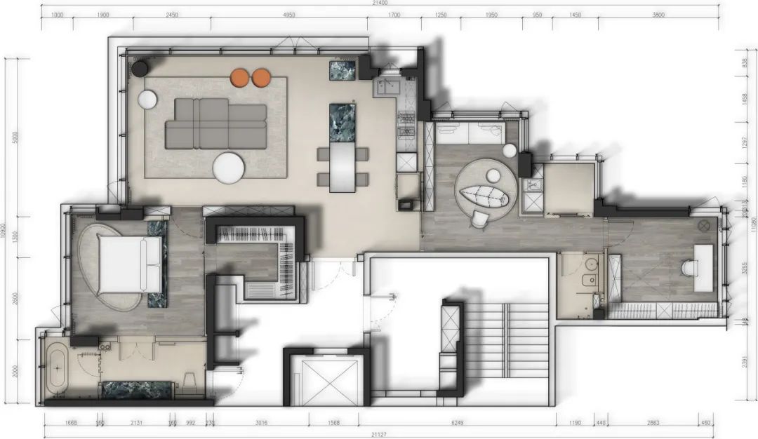 盐田龙湖天琅 · 270 度海景现代简约豪宅设计丨中国深圳丨TRID 添睿设计-18