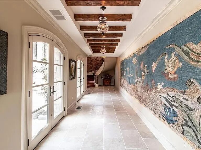 豪宅鉴赏｜密歇根湖畔的意大利风情庄园-44