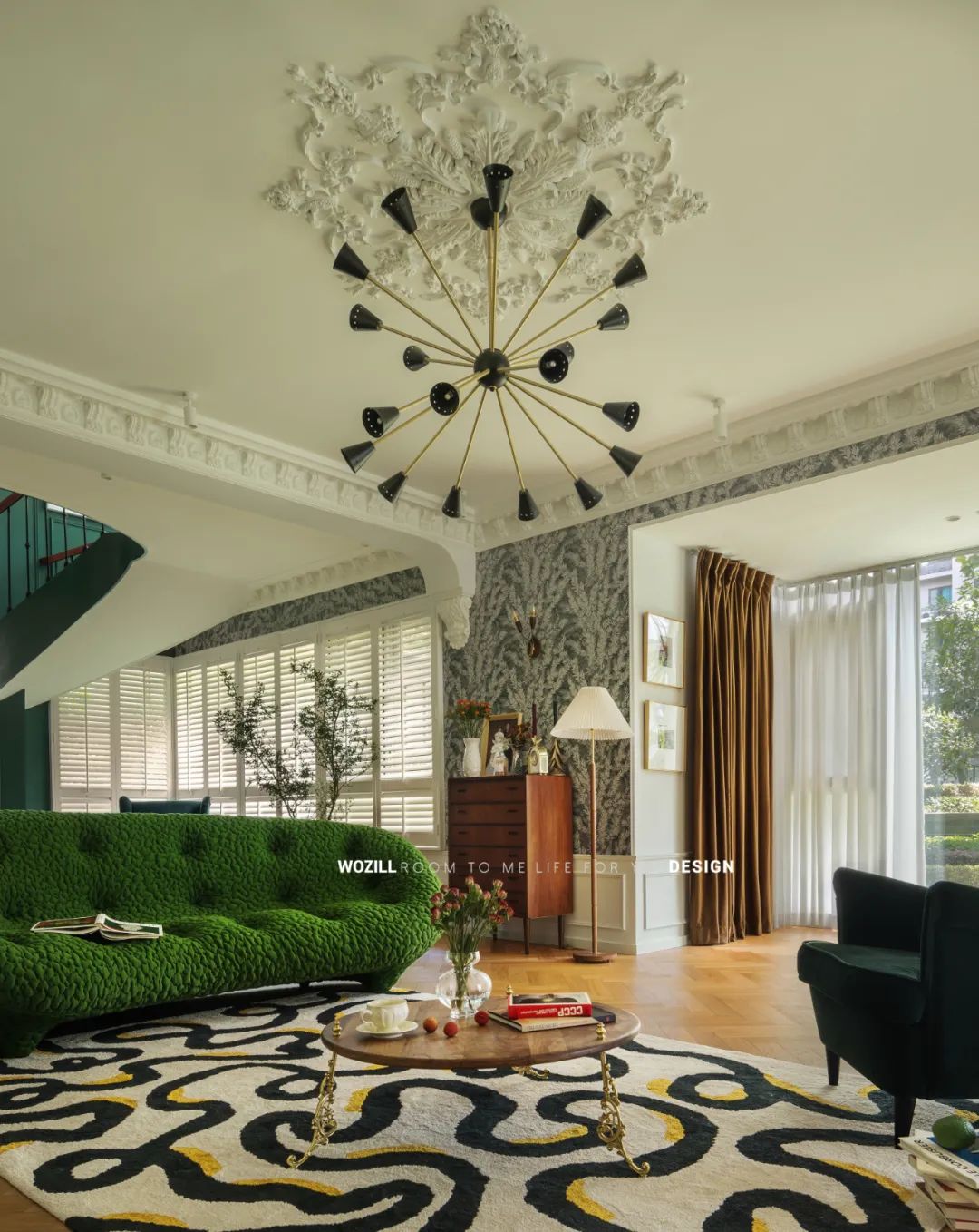 蝴蝶庄园 · 绿色中古风情的私宅设计丨中国长沙丨无见设计-7