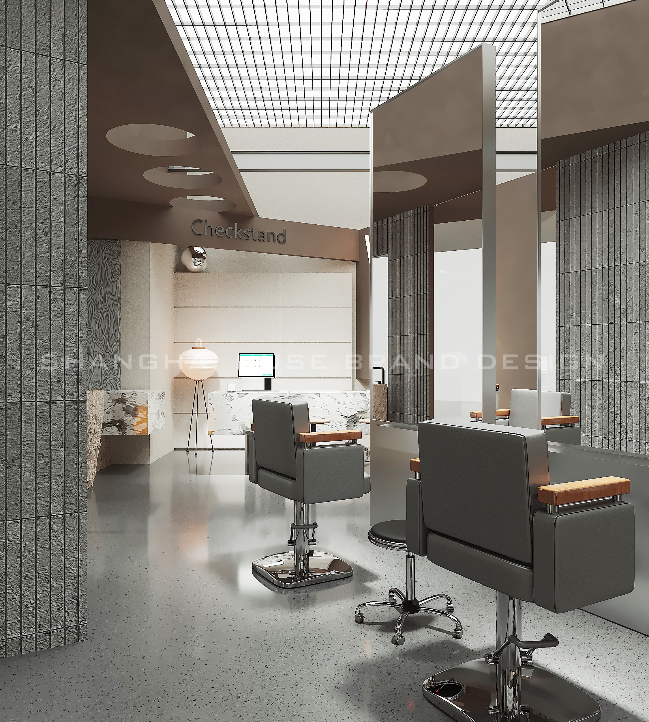 美发店空间设计丨木村空间设计有限公司-39