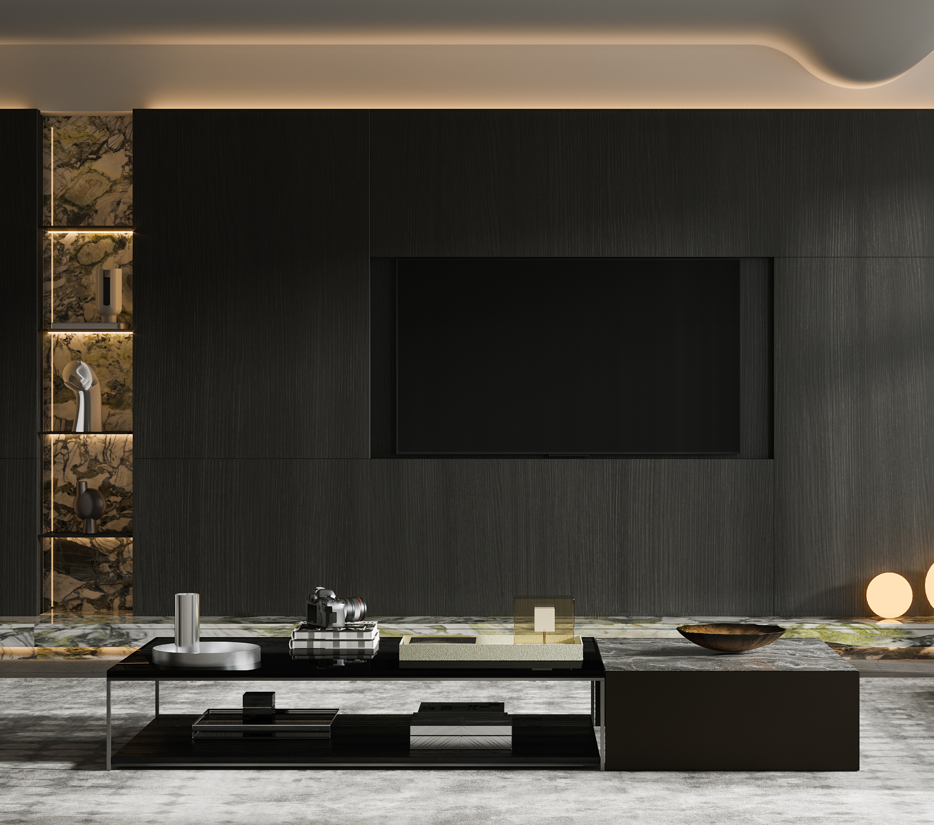 现代简约平层空间丨左舍-25