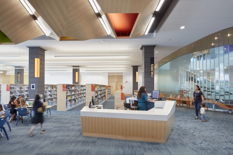 Hayward Library & Community Learning Center by Noll & Tam Architects-32