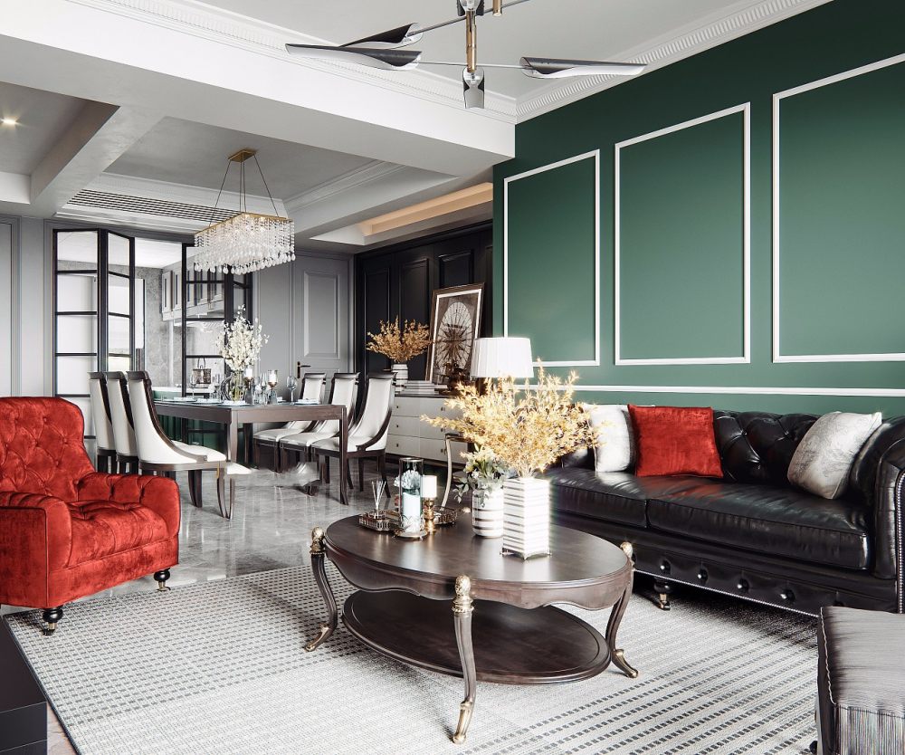 古典美式怡博苑，演绎浪漫空间艺术-3