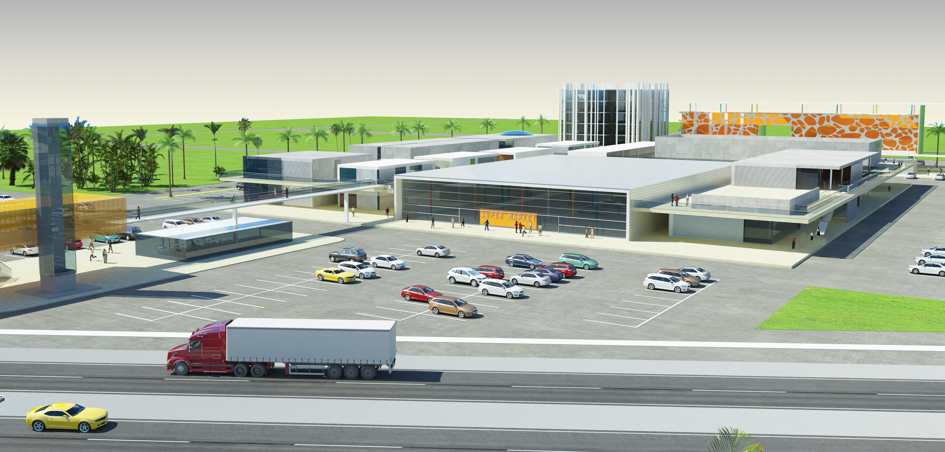 巴拿马购物商场设计-16