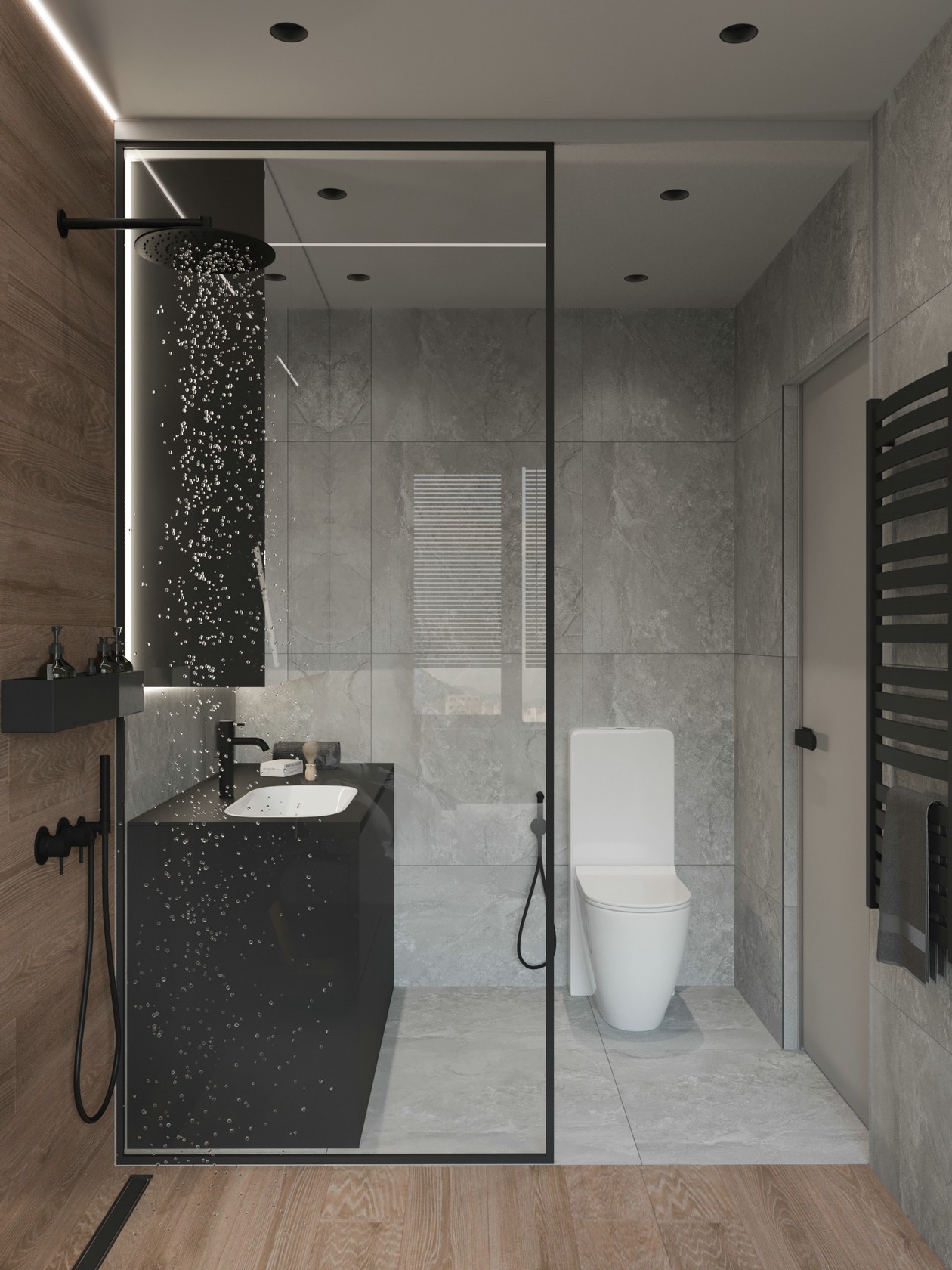 高级色系 现代简约风公寓-22