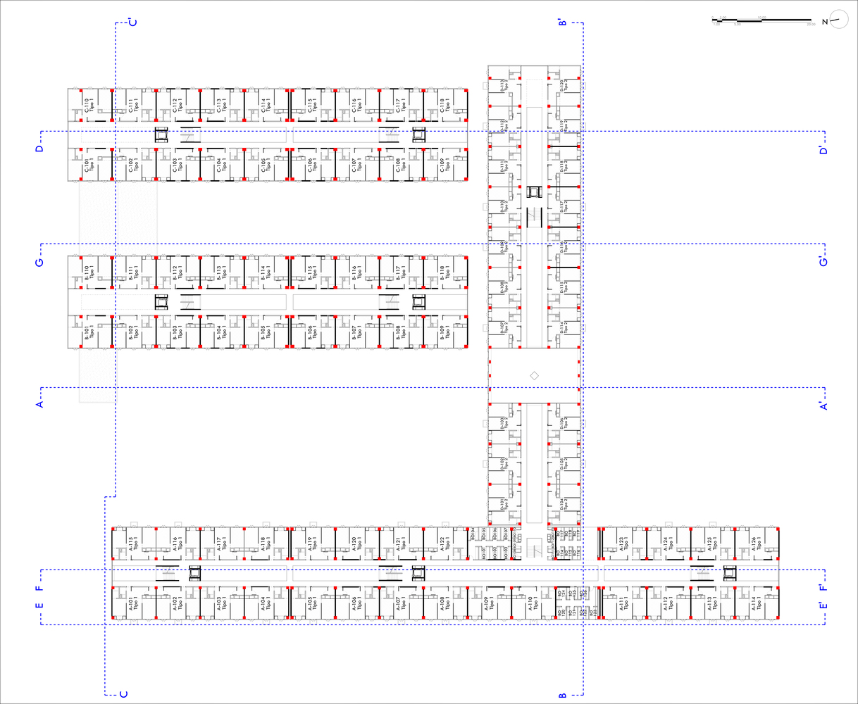 墨西哥圣西蒙多彩公共空间住宅-28