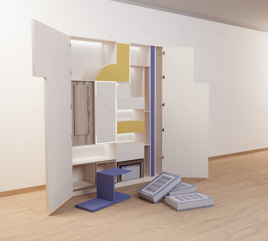 Kompozycja (Composition)多功能书桌单元设计-6