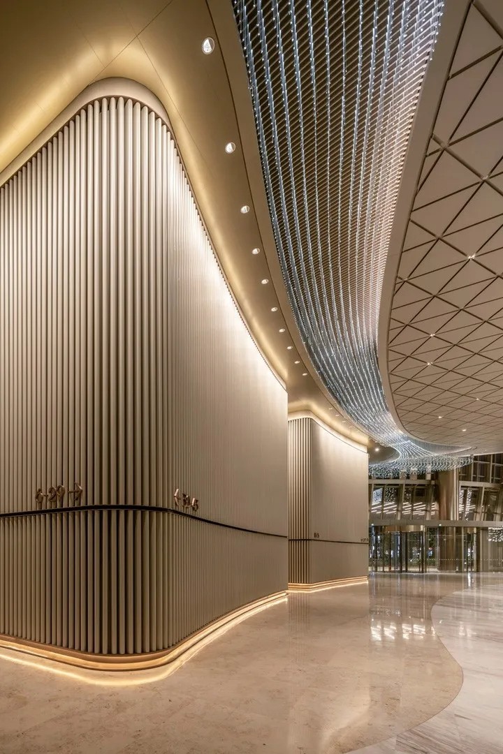 忠旺集团北京总部写字楼大堂设计-7