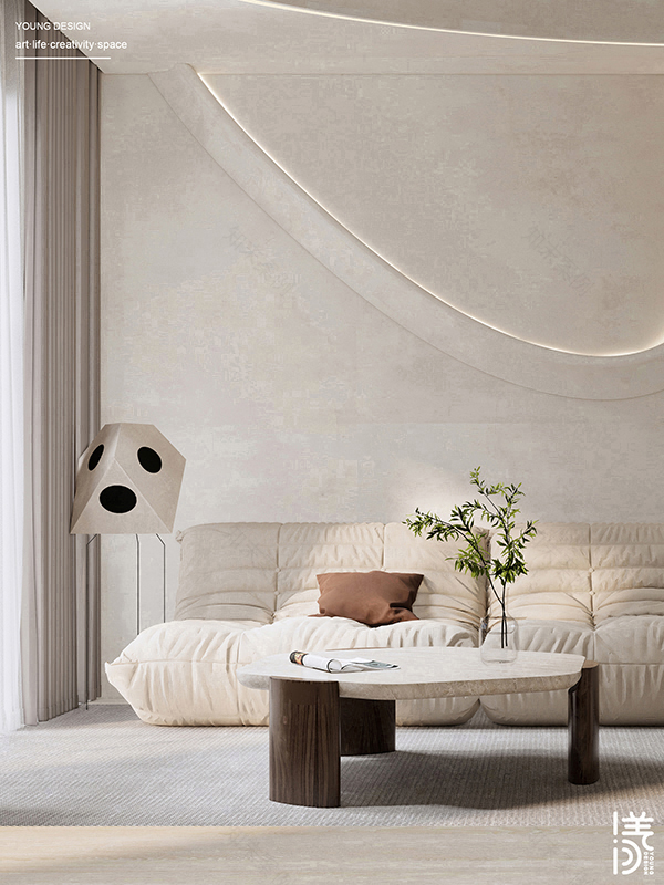 深铁懿府奶油侘寂风家居设计丨中国深圳丨深圳漾空间设计有限公司-3