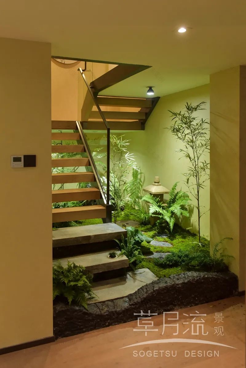 镜像西湖 · 室内庭院设计丨中国杭州丨草月流景观-18