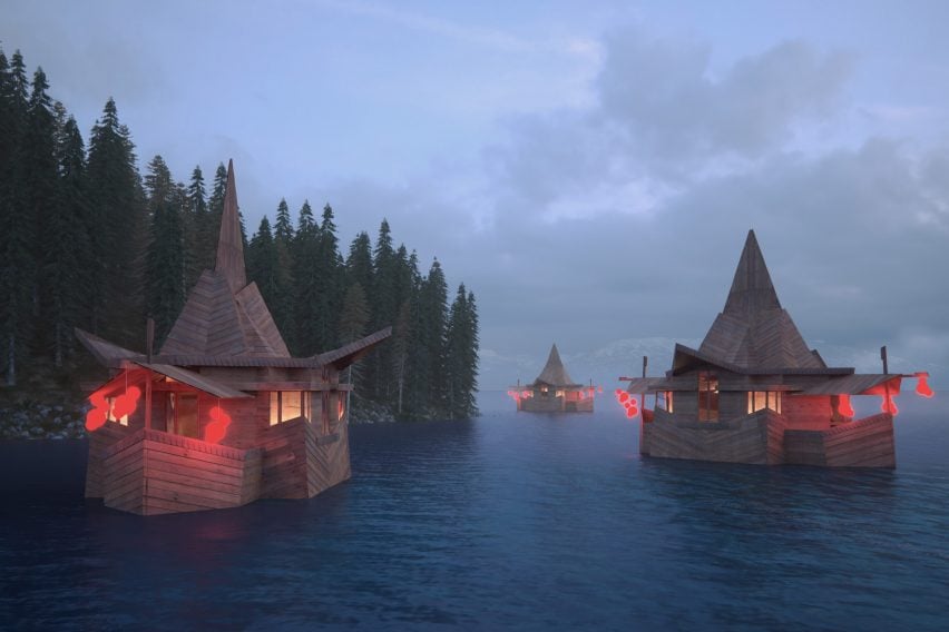 赖特未建成建筑的梦幻色彩视觉化丨Дэвид Ромеро-26