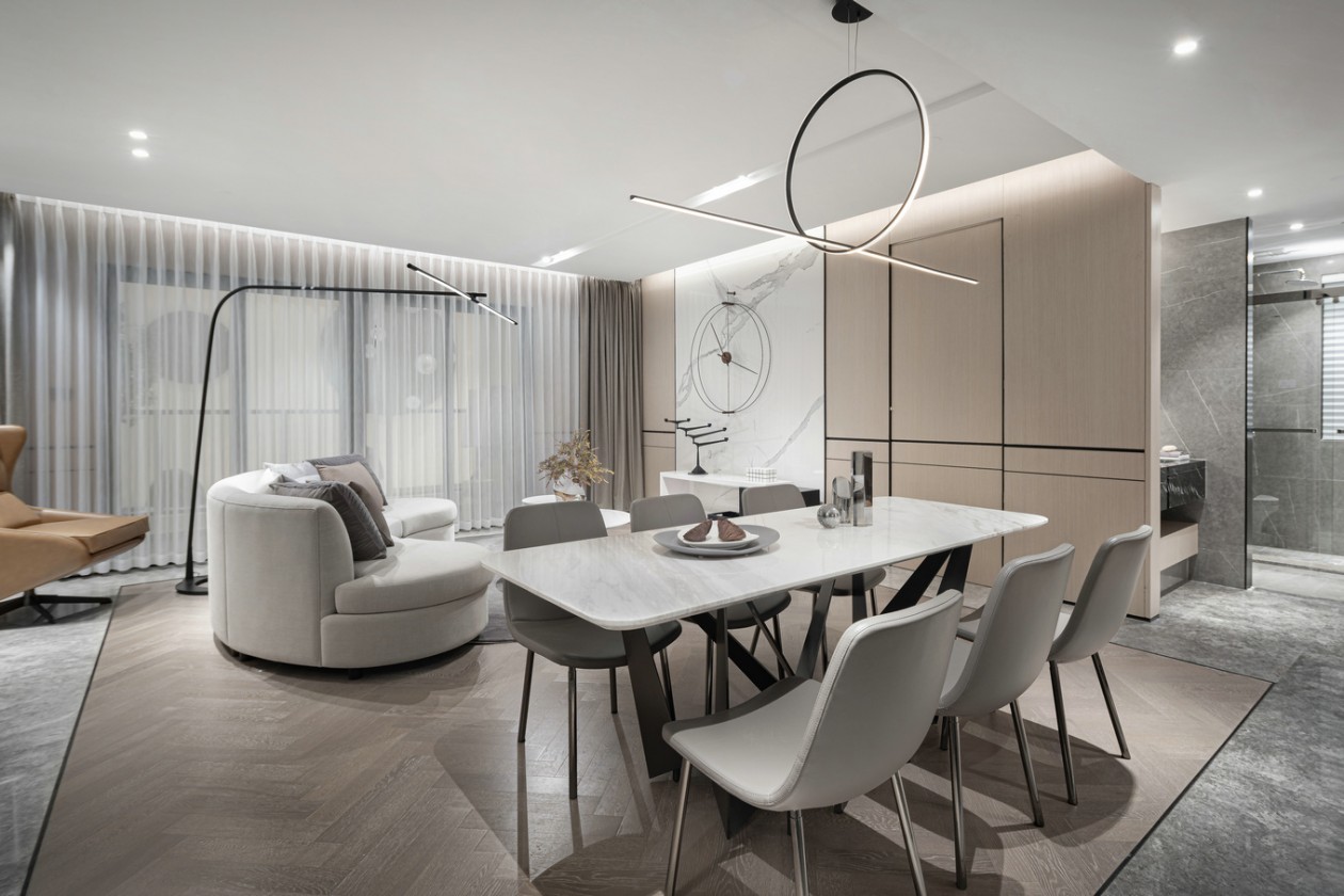 《岁月神偷》灵感打造,129㎡样板间诠释时间与情感共鸣-12