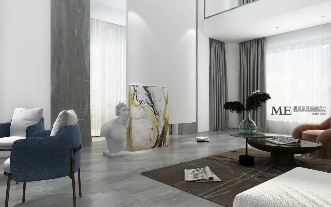 265㎡碧桂园别墅 | 现代简约，情感交流的空间设计-35