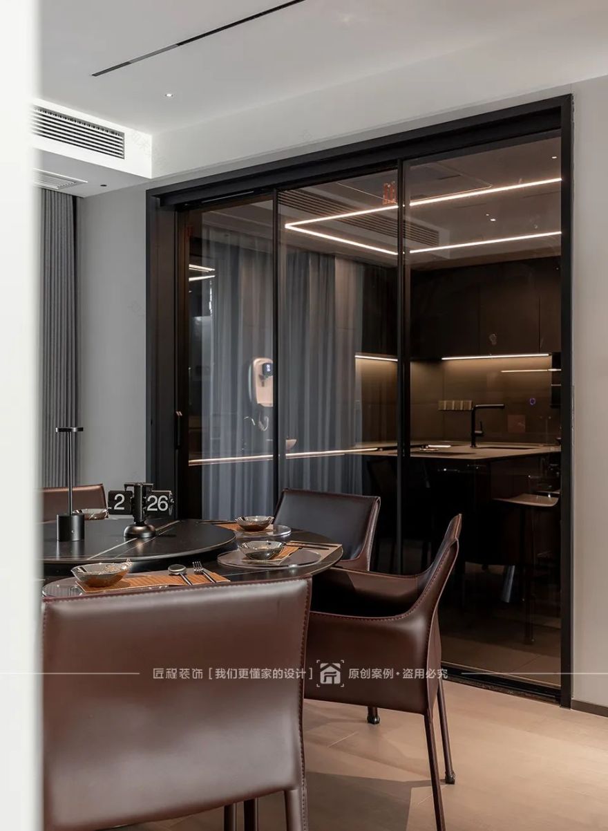 《卫士》现代轻奢实景案例丨匠程装饰-44