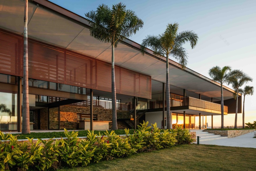 巴西自然景观中的社交俱乐部总部-77