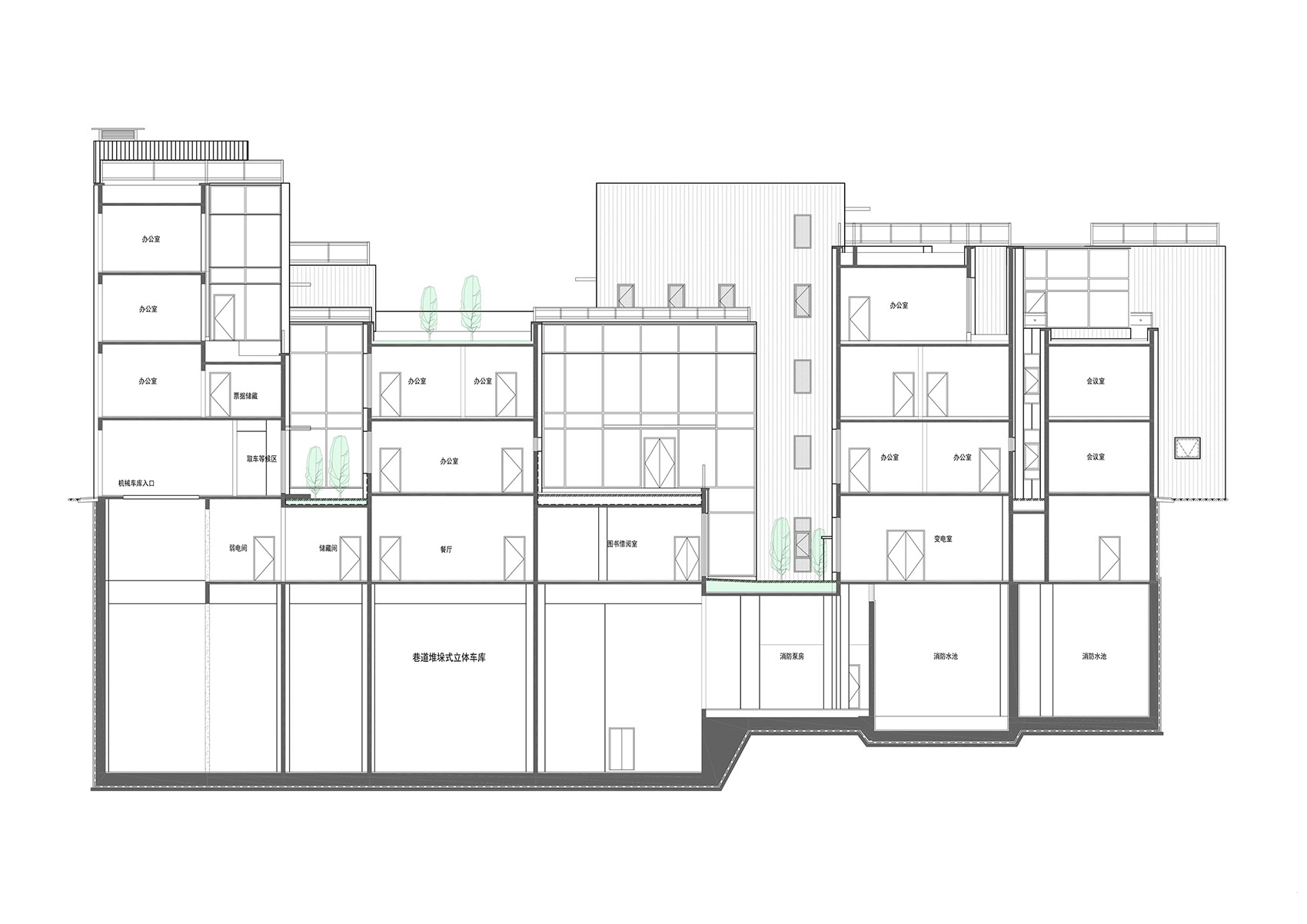 北京花木公司办公楼改造丨中国北京丨北京墨臣建筑设计事务所-194